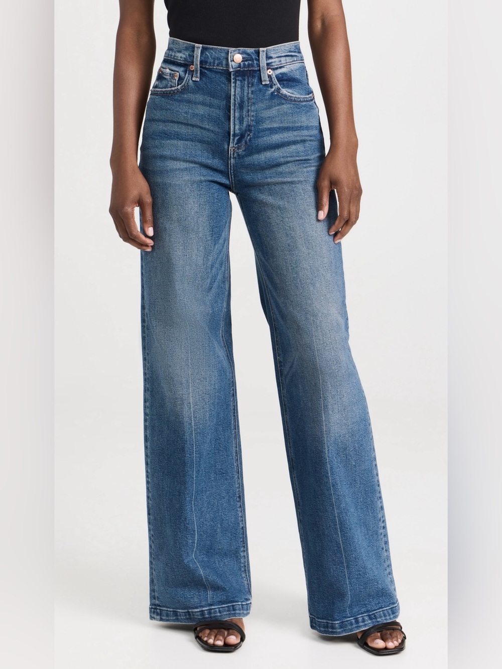 Pistola Lana High-Rise Wide Leg Jeans in Cider wash 30 - Picture 2 of 12